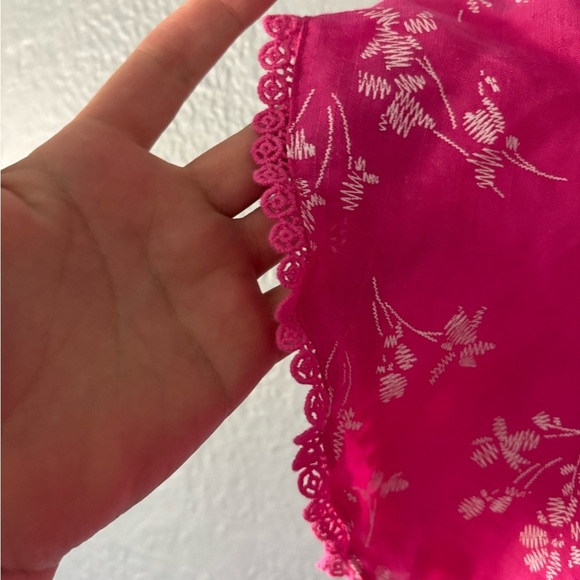 Zac & Rachel Woman | Pink | Flouncy Ruffle Shirt | 2X - Picture 8 of 9